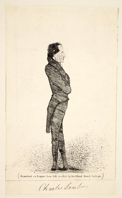 Charles Lamb, 1825 by Brook Pulham